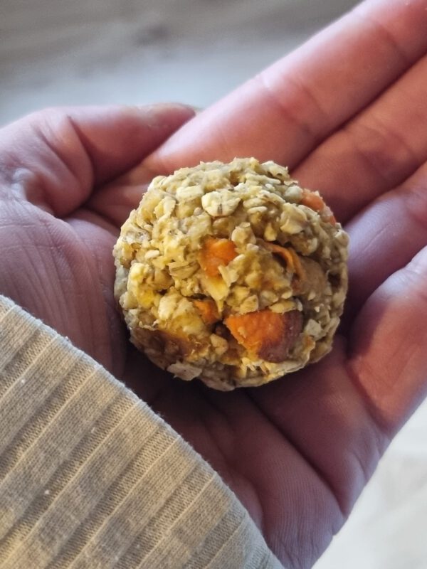 Capple Paddock Poppers Energy Balls mit Möhren und Apfel