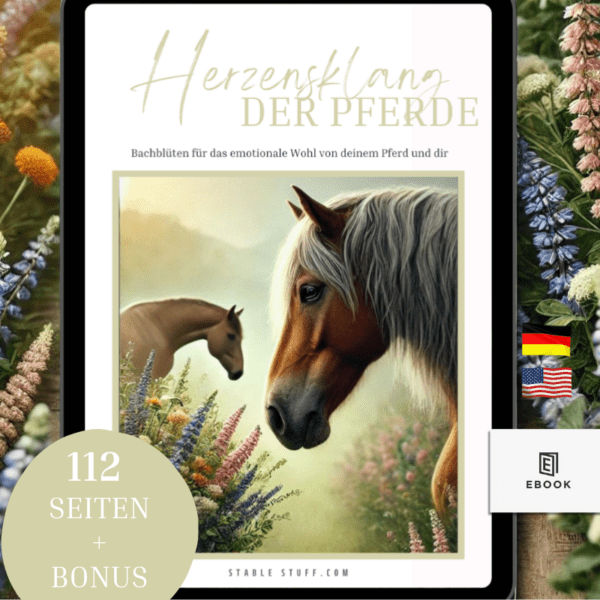 Herzensklang für Pferde - Bachblüten für dein Pferd und dich, eBook Cover